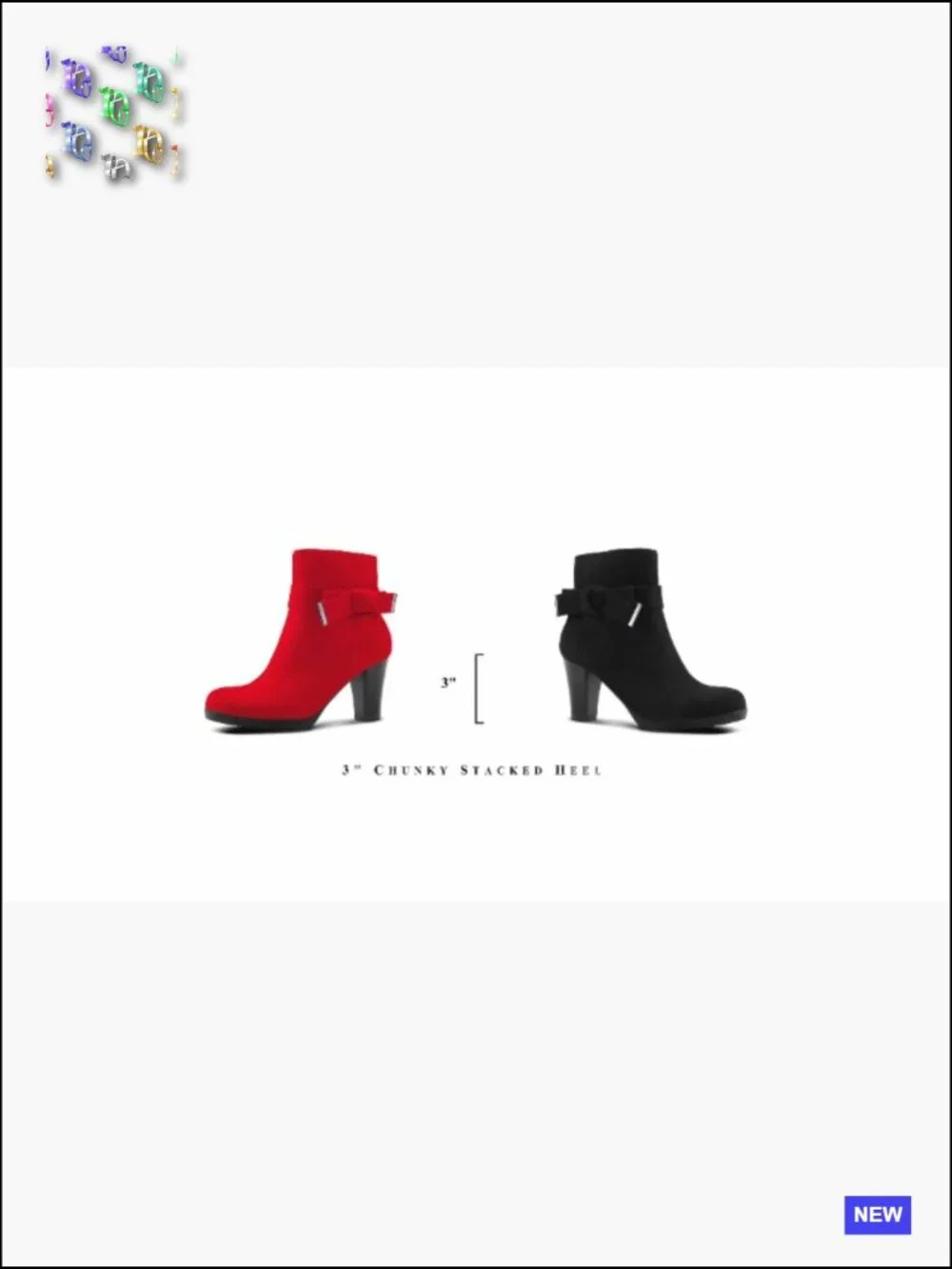 Women's Chunky Heel Zipper Ankle Booties - Stacked Heel Boots